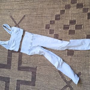 Free People High-Rise 7/8 Length Good Karma Leggings and Crop Bra size Small